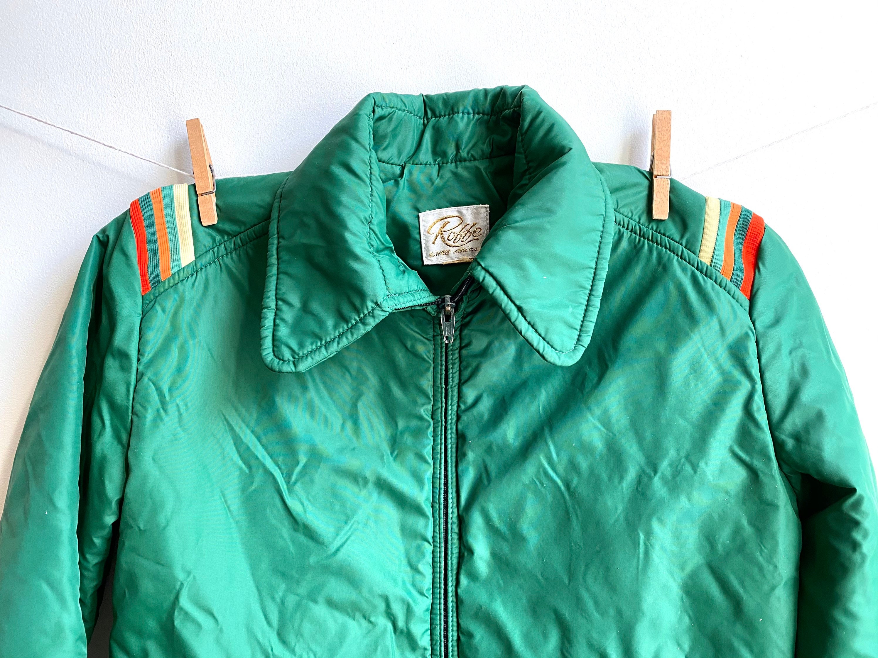 kelly green ski jacket
