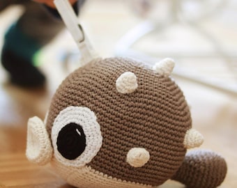 Pufferfish crochet pattern PDF for beginners (German) the cozy hook patterns