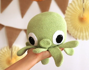 Crochet pattern for an octopus amigurumi (beginner) - PDF - crochet cuddly toy - sea creature