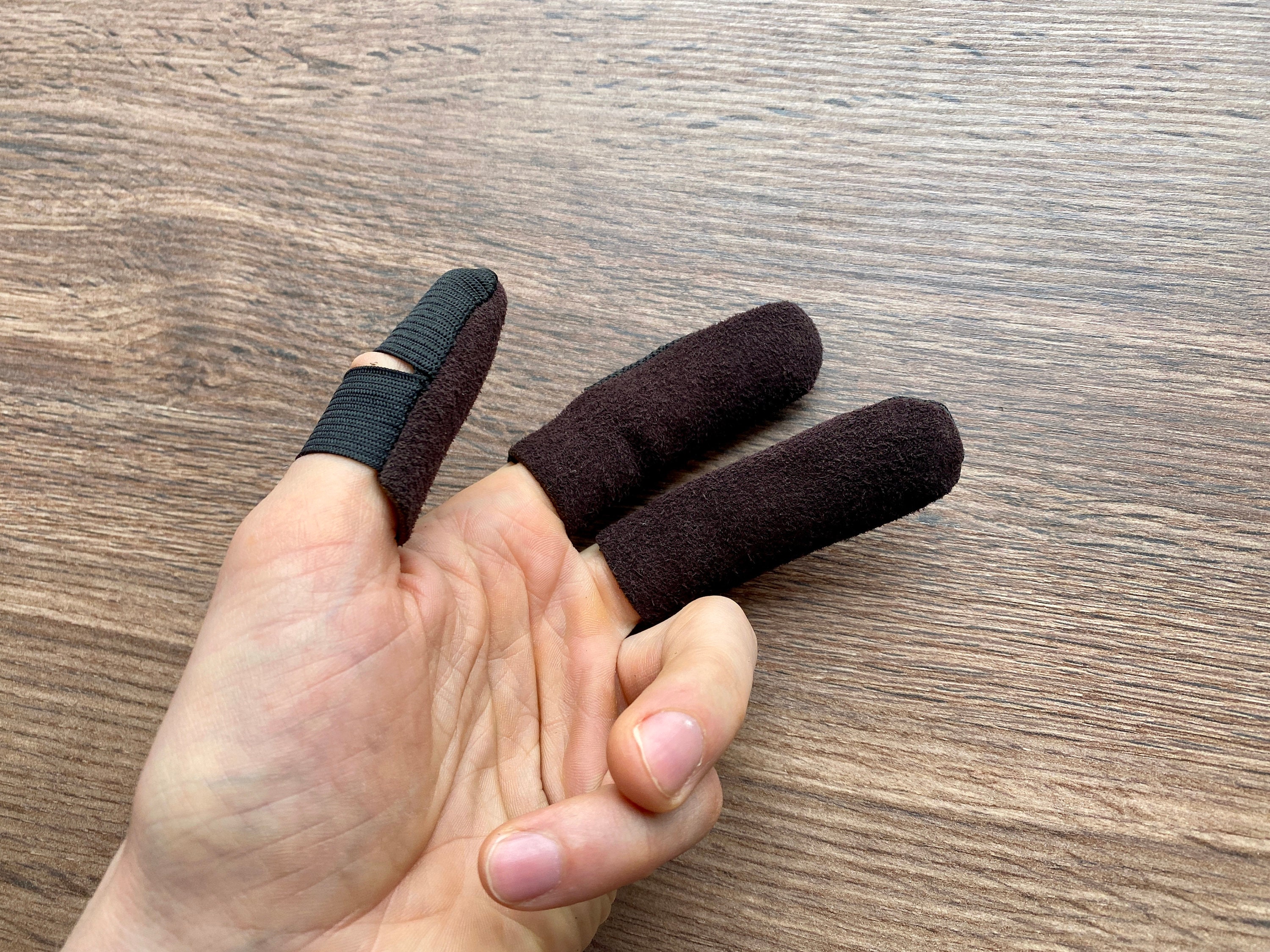 Leather Finger Guards Leather Tool Thimble for Men Thimble Etsy UK