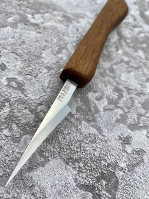 Chip Carving Knife Geometric, Woodcarving Detail Knife Whittling