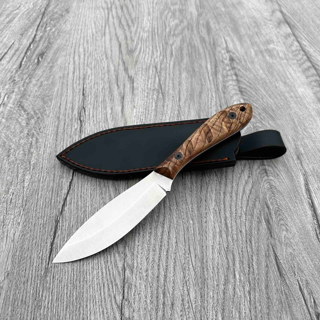 Canadian Handmade 3mm Knife , Canadian Taiga Professional Hunting Knife , Artisanal Knife