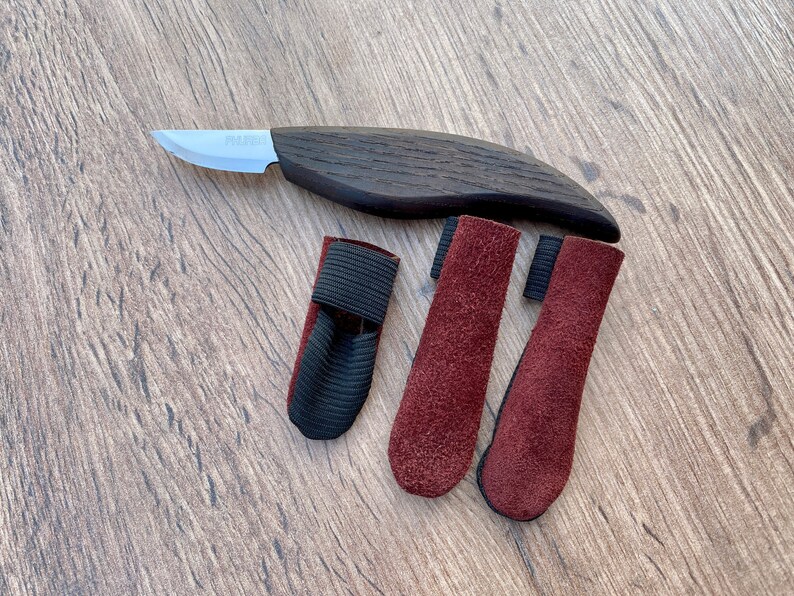 Wood Carving Set Knife With Finger Guard Wood Carving Knife Etsy