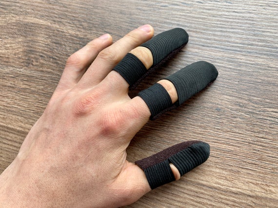 Leather Thumb & Finger Guards, Leather Finger Guard for Men