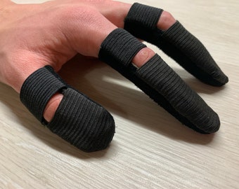 Leather Thumb & Finger Guards. Leather Finger Guard for Men