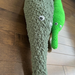 Jumbo Worm On A String Crochet Plushes