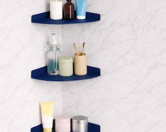 Metalen hoek badkamerplank wandmontage minimalistische douche opberger