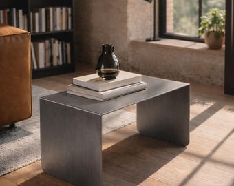 Minimalist Steel Modern Side Coffee Table