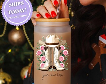 Cowgirl Cup, Western Vibes, Personalized Cowgirl Gift, Rodeo Queen, Country Living, Boots and Hat Tumbler, Rustic Charm, Southern Style