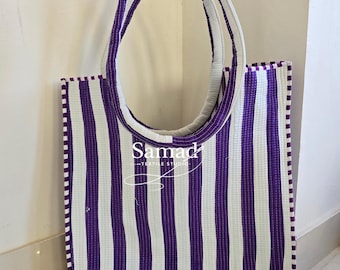 Quilted Cotton Tote Bag, Handmade Boho Tote Bag, Everyday Shoulder Bag, Large Shopping Bag, Market Tote, Eco Friendly Bag, Gift for Her