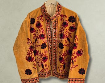 Ręcznie robiona aksamitna kurtka w kształcie serca, luksusowa odzież wierzchnia, romantyczna moda boho, ubrania od projektantów butikowych, strój festiwalowy, prezent dla żony
