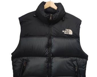 TNF the North Face Sleeveless Puffer Vest Outdoor Black Size