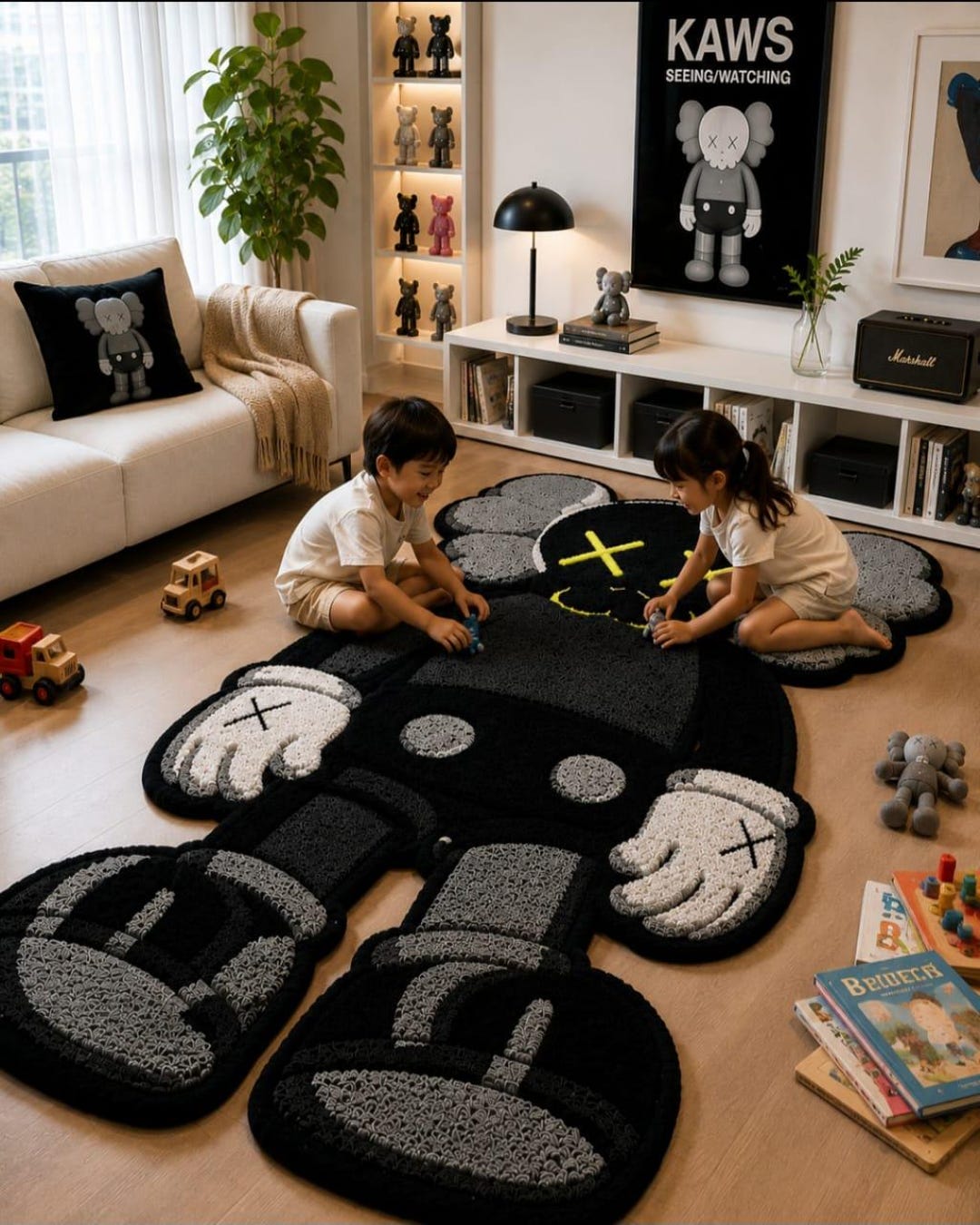 Youtuber Rugs Handmade Character Rug, Streetwear Inspired Tufted Decor, Gamer Room ...