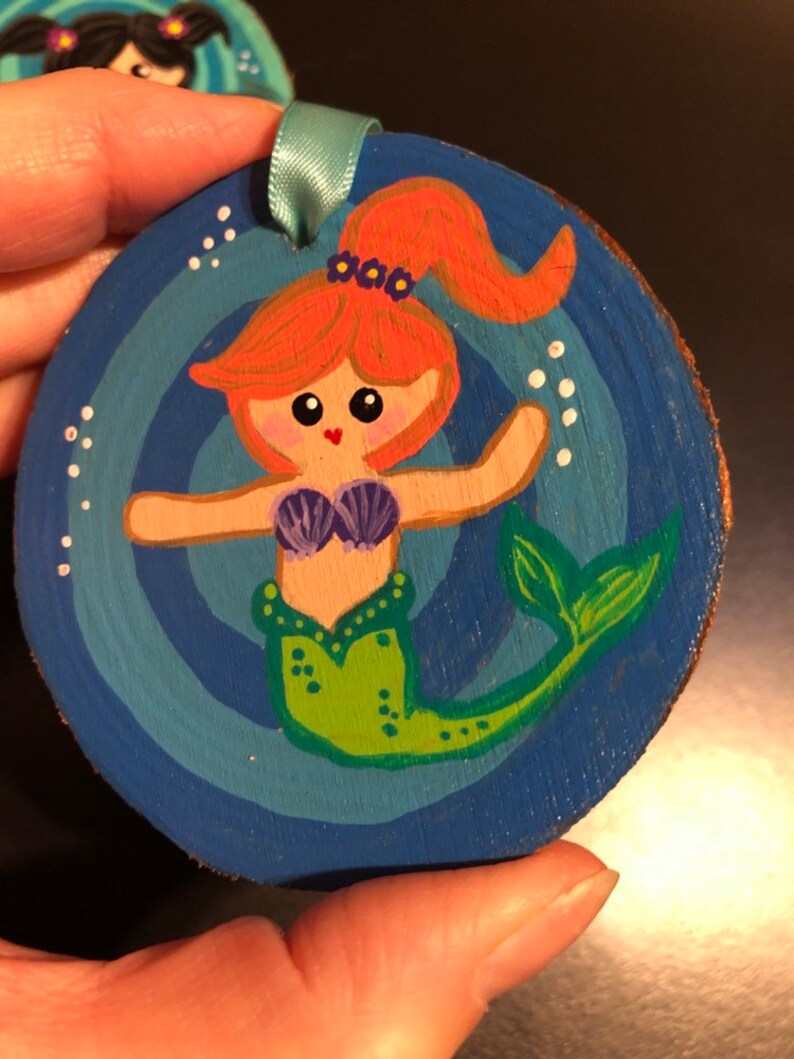 Set of Two Mermaid Ornaments 画像 3