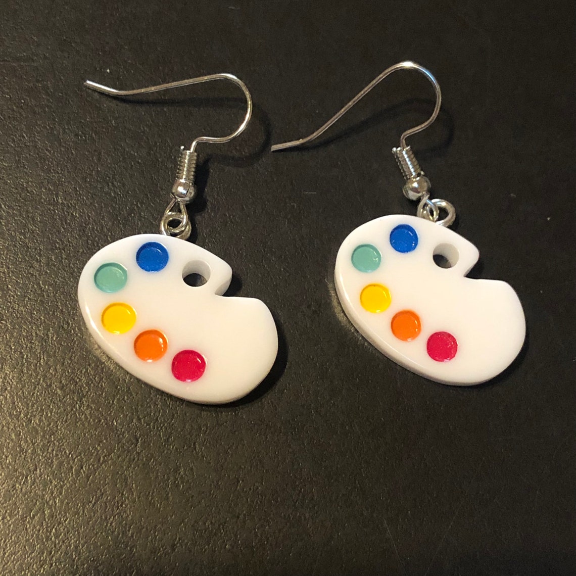 Paint Palette Earrings Jewelry for Artists Pride Gifts for Etsy UK