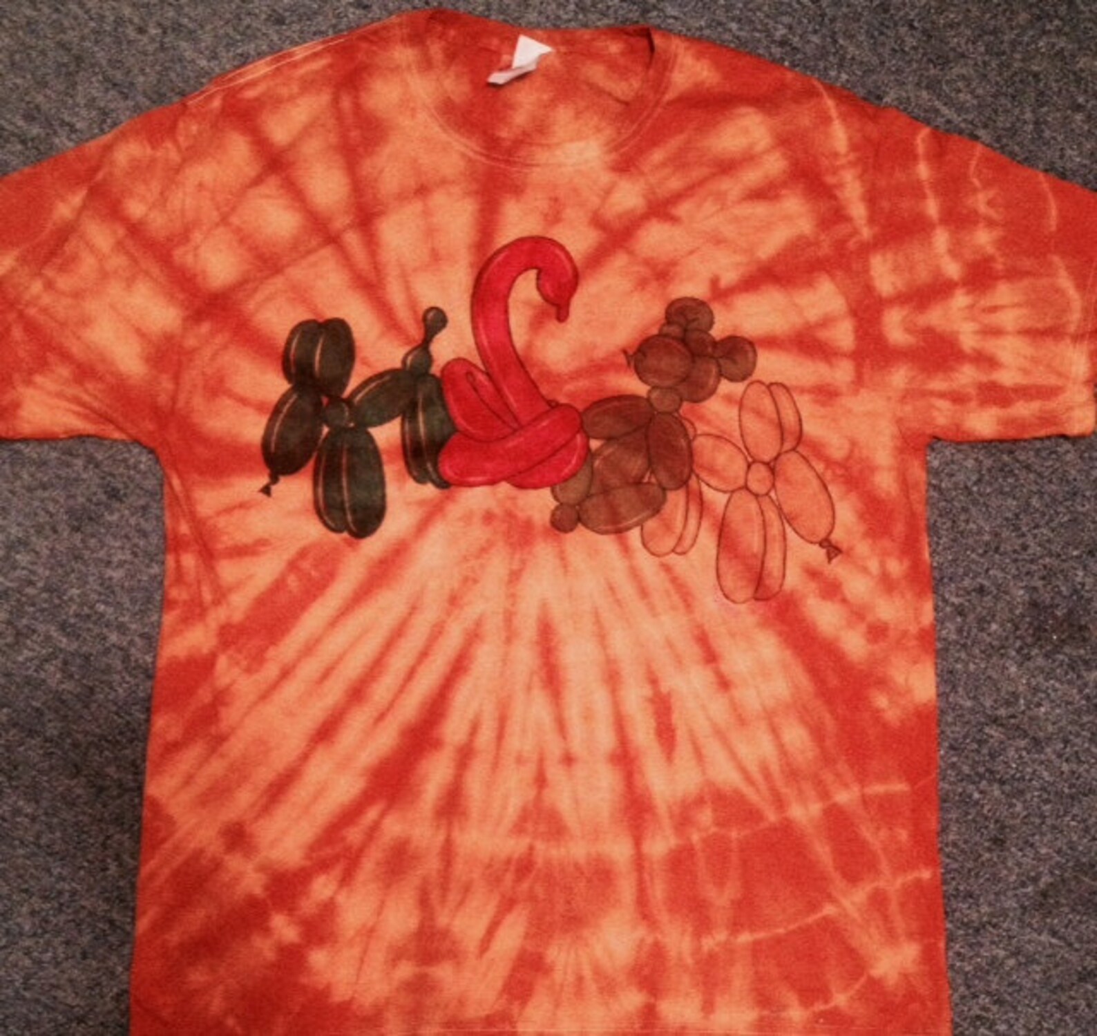 Adult Large Balloon Animal T-shirt | Etsy