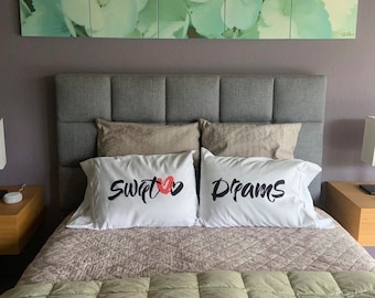 Sweet Dreams Standard Queen Size Pillow Cases