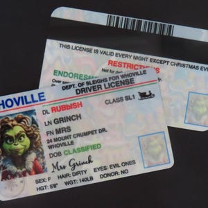 La licencia de conducir del Grinch imagen 6