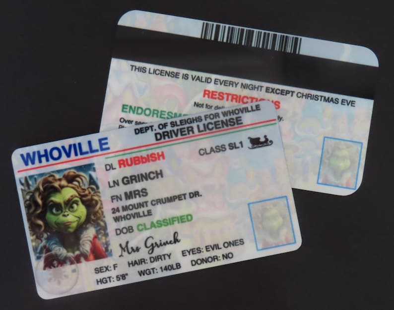 La licencia de conducir del Grinch imagen 6