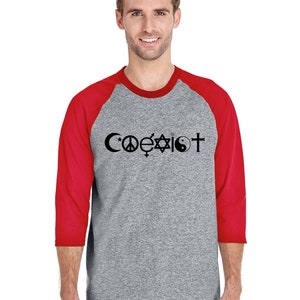 Coexist Baseball Jersey