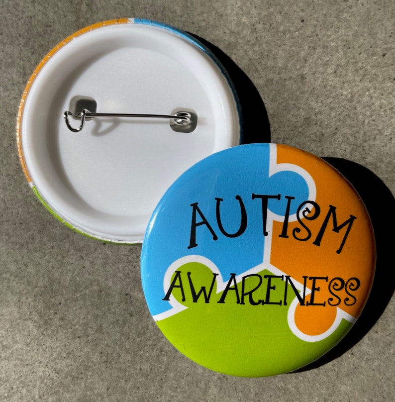12 AUTISM AWARENESS Buttons Pinbacks Badges 1" Set 12 AUTISM AWARENESS Buttons Pinbacks Badges 1" Set