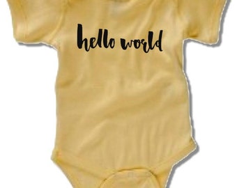 Hello World Onesie