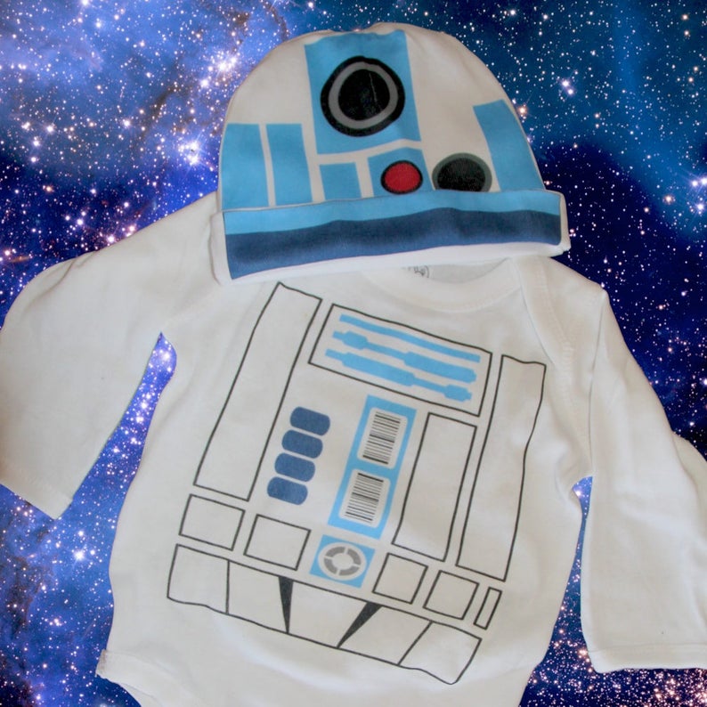 R2D2 Onesie with Beanie image 1