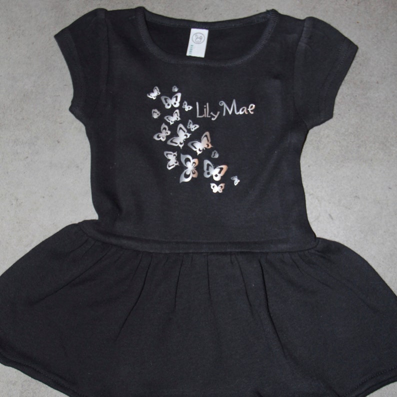 Personalized Butterfly Baby Dress