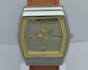 Reloj Seiko 5 Automático 6349-5460 con Día/Fecha Vintage para Hombre ALM263KS4