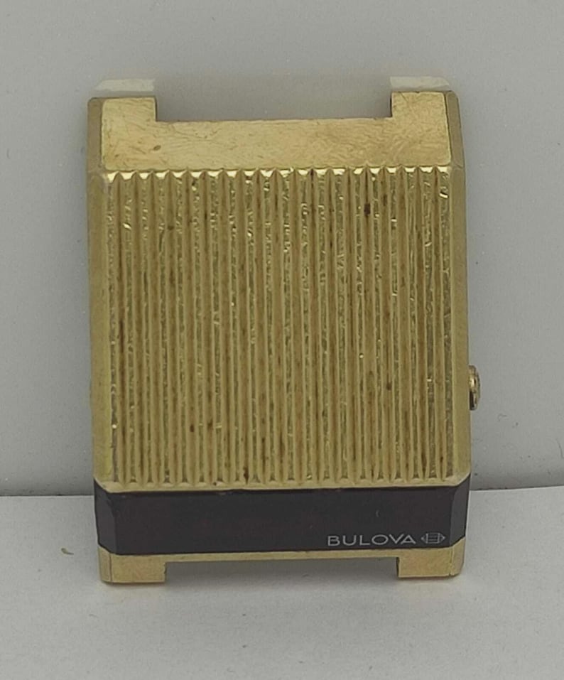Bulova Computron IP Gold Ref. 97C110 - Orologio Rettangolare Digitale Con Fibbia Deployante E Cassa 32mm - 3