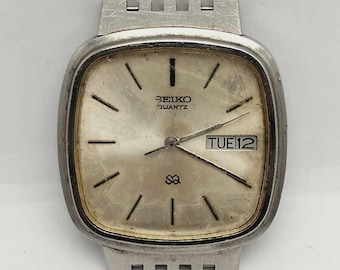 Reloj de cuarzo vintage para hombre Seiko 7813-5059 (para piezas ALM175MOH4)