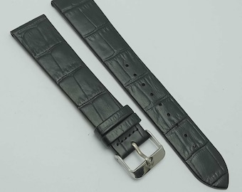 Correa de reloj Bulova de piel auténtica para hombre (20 mm, ALM138ARL2)