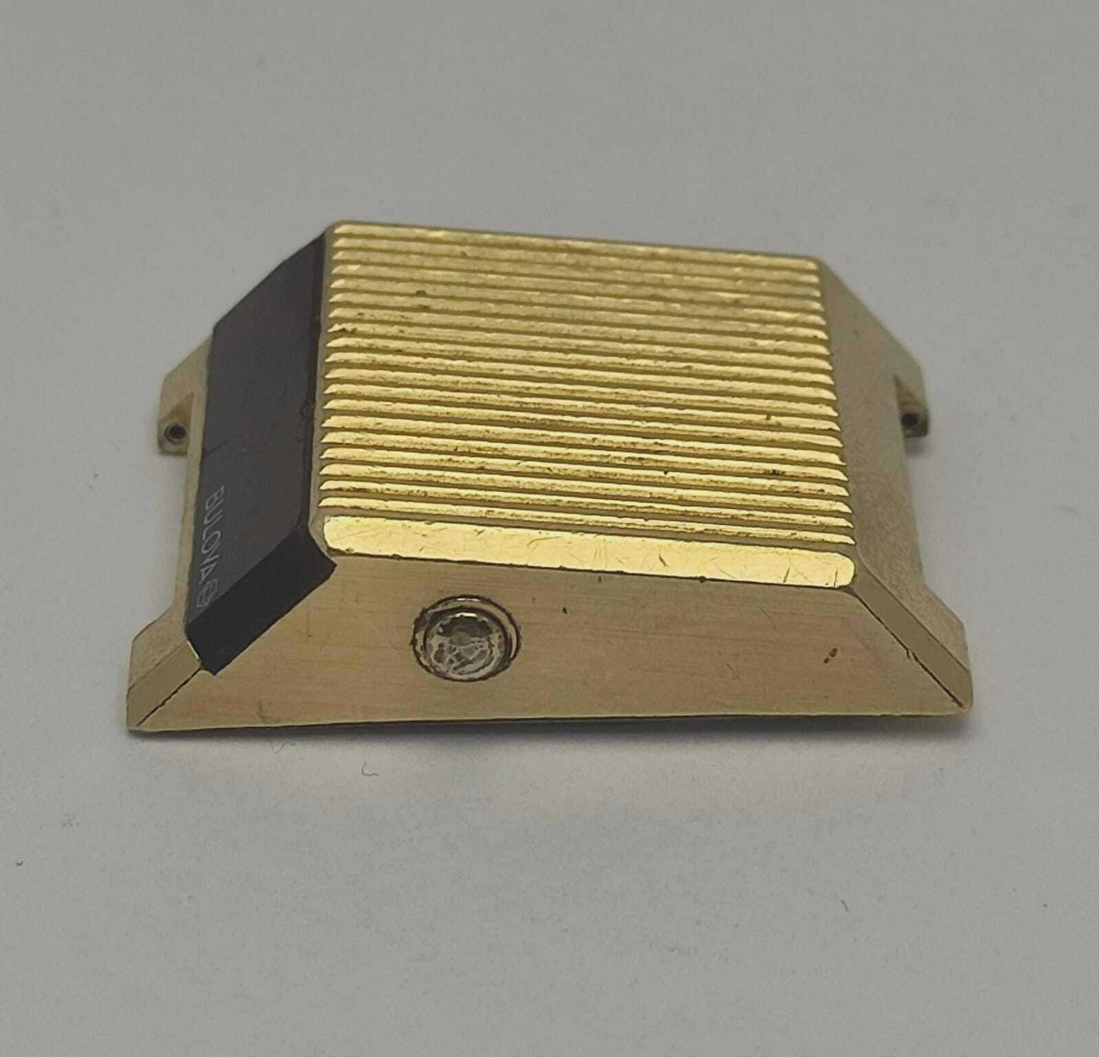 Bulova Computron LED Watch Gold Stainless Steel, 1970s Retro for Parts ...