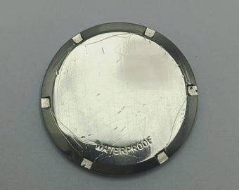 Omega Genève 135.070 Vintage Caja de acero inoxidable Tapa trasera 33 mm