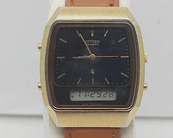 Citizen Titanium Worlds 1st Electronic Altimeter Watch C040 Ana