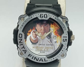 Seiko Alba vintage sporthorloge Atsushi Onita Limited Edition