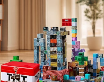 Magnetic Montessori STEM Building Blocks Set • Creative DIY Construction Toy for Kids • Educational Sensory Learning Gift for Boys & Girls