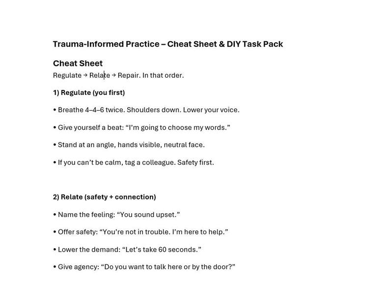 Trauma-informed CPD Bundle | Staff Training Slides, Guides & Templates ...