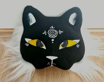 Black and white therian/furry mask!