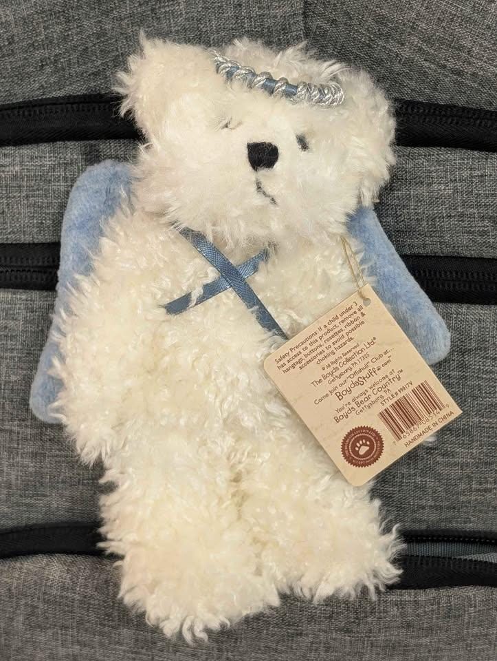 Figurine Boyds Bears & Friends Lil' Wings – Ange Avec Papillon, Résine, 2.5 Pouces