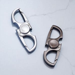 Metal Spinner Keychain – Alloy Fidget Toy with Bottle Opener