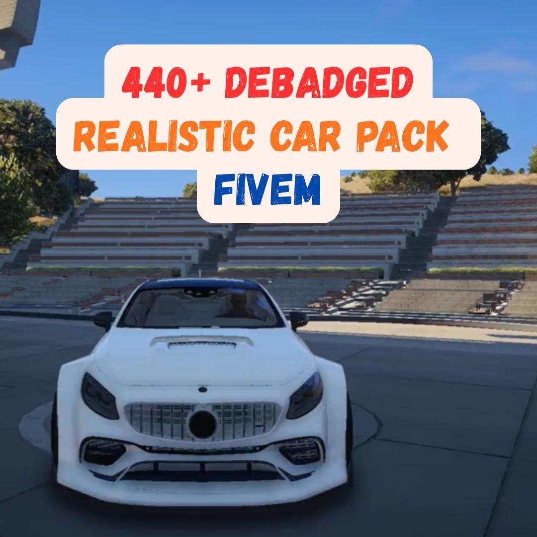 440+ Fivem Unbranded Debadged Car Pack | Lore Free - Etsy UK