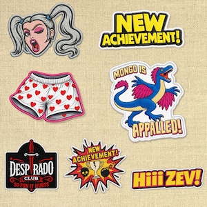 Dungeon Crawler Carl Inspired Embroidered Patch, LitRPG-Inspired Patch Bundle, Iron On