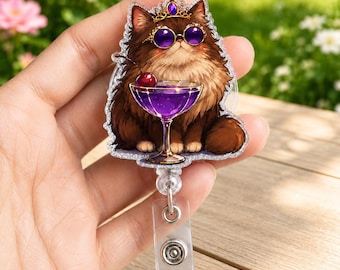 Dungeon Crawler Carl Inspired Badge Reel, Princess Donut Nurse Id Holder, Bookish Gift