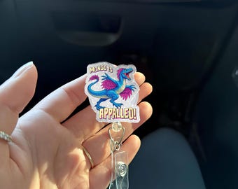 Dungeon Crawler Carl Inspired Badge Reel - Princess Donut, Mongo Is Appalled, Desperado Club, Nurse ID Holder