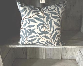 William Morris Willow Bough Pillow Arts & Crafts Cushion (18x18")