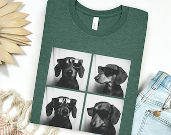 Funny Dachshund With Sunglasses T-Shirt, Dog Mom Gift