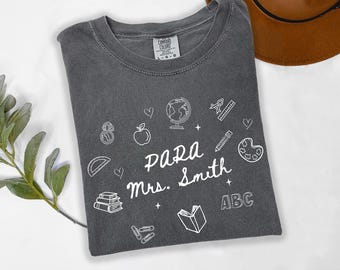 Custom Special Education Para Shirt, Personalized SPED Paraprofessional Shirt, Special Ed Teacher Appreciation Gift, Teacher Aide Gift