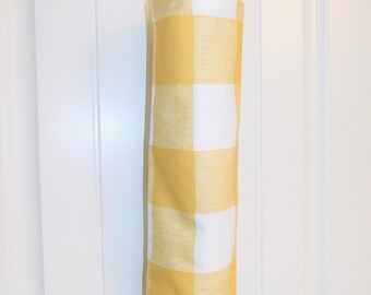 Plastic Bag Holder Grocery Bag Holder Storage Kitchen Bag Storage Yellow Anderson Buffalo Check Plaid Grocery Bag Organizer