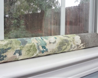 Door Draft Stopper Draft Dodger Door Draft Stop Draft Buster Grey Sage Taupe Floral Door Draft Stop